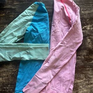 Ivivva Long Sleeve Tees - Blue and Pink
